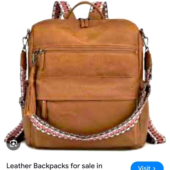 TVCDFG Leather Backpack Purse for Women Fashion Multipurpose Design Convertible - Picture 1 of 5